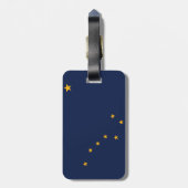 アラスカの旗 ラゲッジタグ (裏面縦)