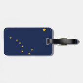 アラスカの旗 ラゲッジタグ (裏面横)