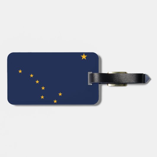 アラスカの旗 ラゲッジタグ (裏面横)