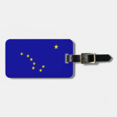 アラスカの旗 ラゲッジタグ (正面横)