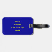 アラスカの旗 ラゲッジタグ (裏面横)