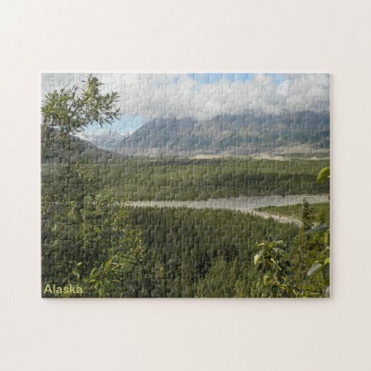 アラスカの景色の眺め ジグソーパズル (横)