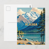 アラスカの景色 ポストカード (正面/裏面)