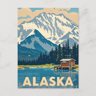 アラスカの景色 ポストカード