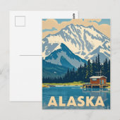 アラスカの景色 ポストカード (正面/裏面)