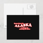 アラスカの村の愚か者 ポストカード (正面/裏面)