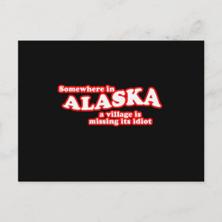 アラスカの村の愚か者 ポストカード