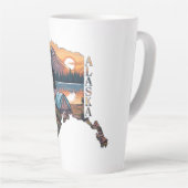 アラスカの概要キャンプ カフェラテマグ (右アングル)