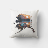 アラスカの概要キャンプ クッション (正面)