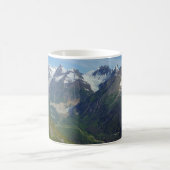 アラスカの氷河に削られた谷 コーヒーマグカップ (中央)