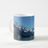 アラスカの氷河に潤される水域 コーヒーマグカップ (正面左)