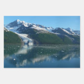 アラスカの氷河に潤される水域 ラッピングペーパーシート (正面3)