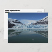 アラスカの氷河ベイ国立公園 ポストカード (正面/裏面)