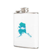 アラスカの波でのサーモン釣り フラスク (左)