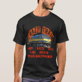 アラスカの熱狂するな列車のティー Tシャツ (正面)