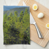 アラスカの田舎 キッチンタオル (四つ折り)