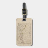 アラスカの発見のジェームズ・クック大尉の図表 ラゲッジタグ (正面縦)