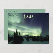 アラスカの美しいマーチスカイ ポストカード (正面/裏面)