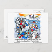 アラスカの贈り物とティおもしろいーの野生生物と政治 ポストカード (正面/裏面)