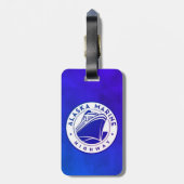 アラスカの遊航船フェリー海兵隊員のハイウェー ラゲッジタグ (裏面縦)