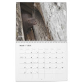 アラスカの野性生物 カレンダー (3月 2026)