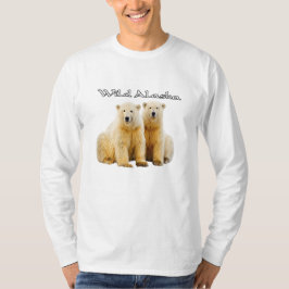 アラスカの野生生物ロングTシャツ Tシャツ