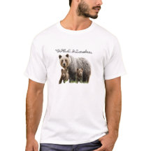 アラスカの野生生物Tシャツ