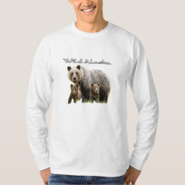 アラスカの野生生物Tシャツ Tシャツ