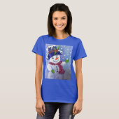 アラスカの雪だるまTシャツ Tシャツ (正面フル)