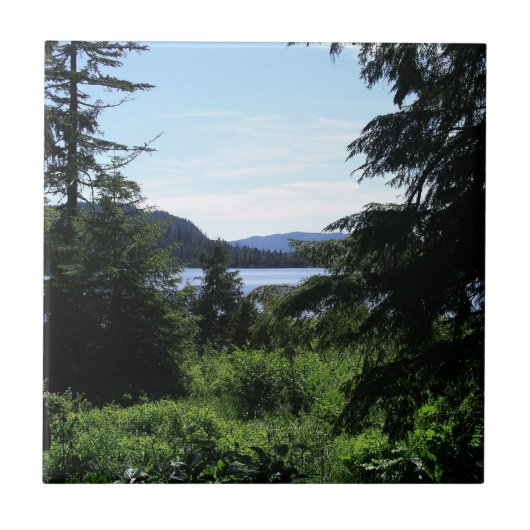 アラスカの風景 美しいアラスカの写真 タイル (正面)