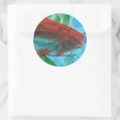 アラスカの魚のシール ラウンドシール (バッグ)