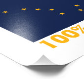 アラスカの100% フォトプリント            (角)