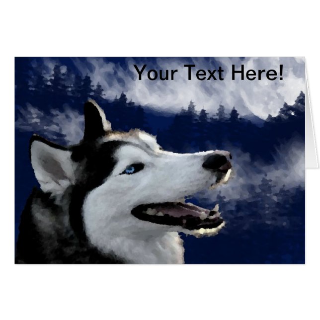 アラスカのHuskys (正面横)