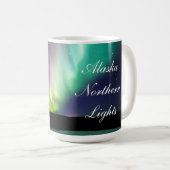 アラスカのNORTHERN LIGHTSのコーヒー・マグ コーヒーマグカップ (正面右)