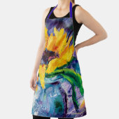 アラスカひまわりブルースエプロン エプロン (インサイチュ)