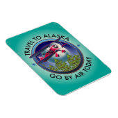 アラスカへの旅行 マグネット (右側)