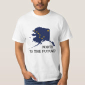 アラスカへ北上する日 Tシャツ (正面)