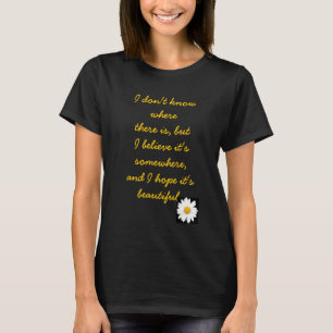 アラスカを捜すこと Tシャツ
