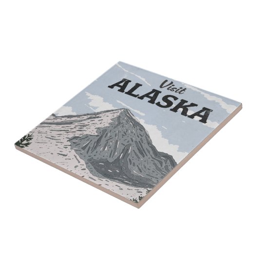アラスカを訪れよう タイル (側面)