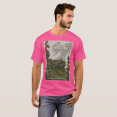 アラスカを訪れる Tシャツ (正面フル)