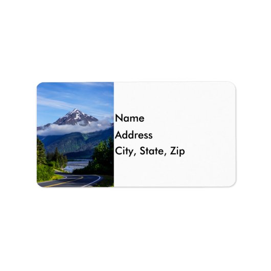 アラスカを通る道 ラベル (正面)