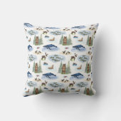 アラスカアニマルトワール装飾用クッション(オリジナルカラー) クッション (裏面)