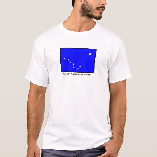 アラスカアンカレッジLDSの代表団のTシャツ Tシャツ (正面)