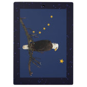 アラスカイーグル州旗 クリップボード (裏面)