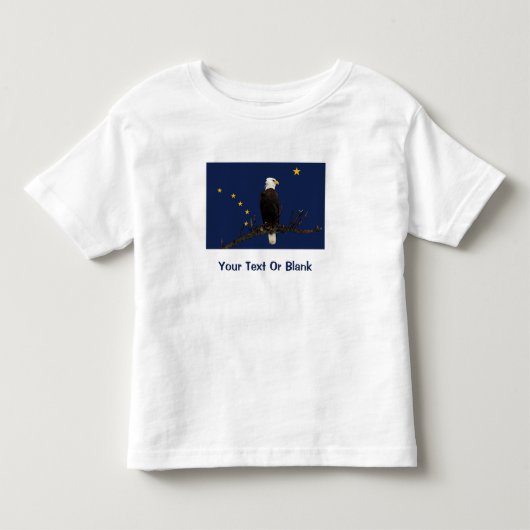 アラスカイーグル州旗 トドラーTシャツ (正面)