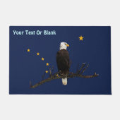 アラスカイーグル州旗 ドアマット (正面)