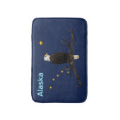 アラスカイーグル州旗 バスマット (正面縦)