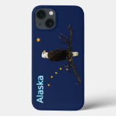 アラスカイーグル州旗 Case-Mate iPhoneケース (裏面)
