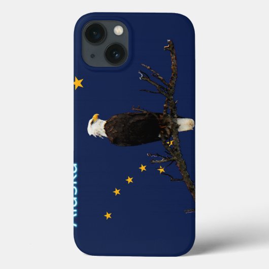 アラスカイーグル州旗 Case-Mate iPhoneケース (裏面)