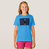 アラスカイーグル州旗 Tシャツ (正面フル)